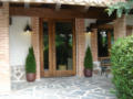 Entrada del Hotel rural el Valle en Rascafría