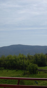 Vistas desde el hotel rural el Valle
